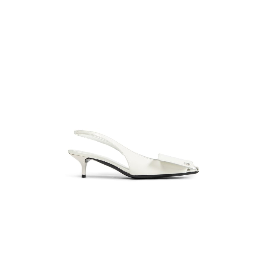 COURRÈGES Fold Iced Slingbacks, view 8
