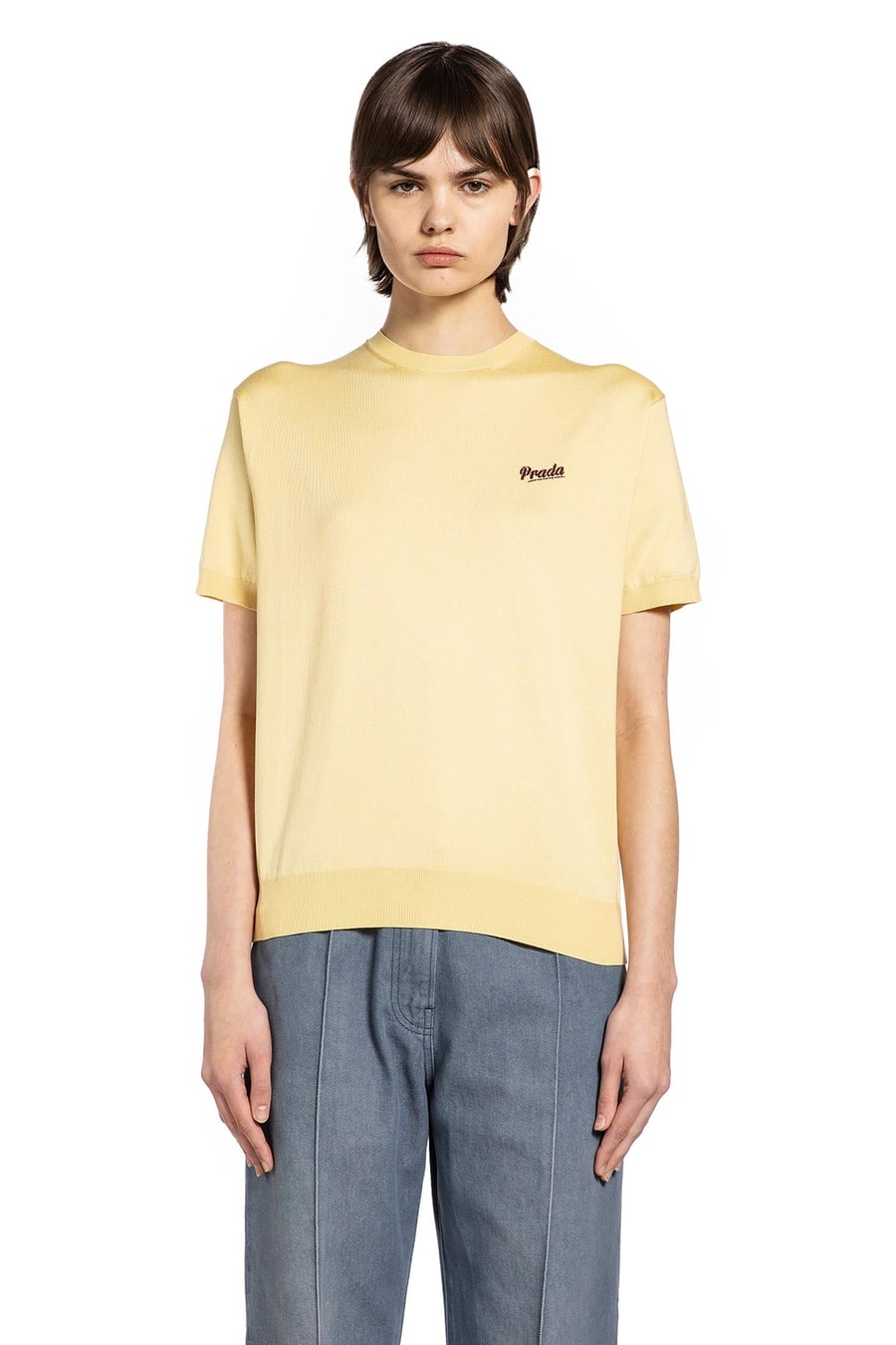 Prada Ribbed Crewneck Knit, view 2