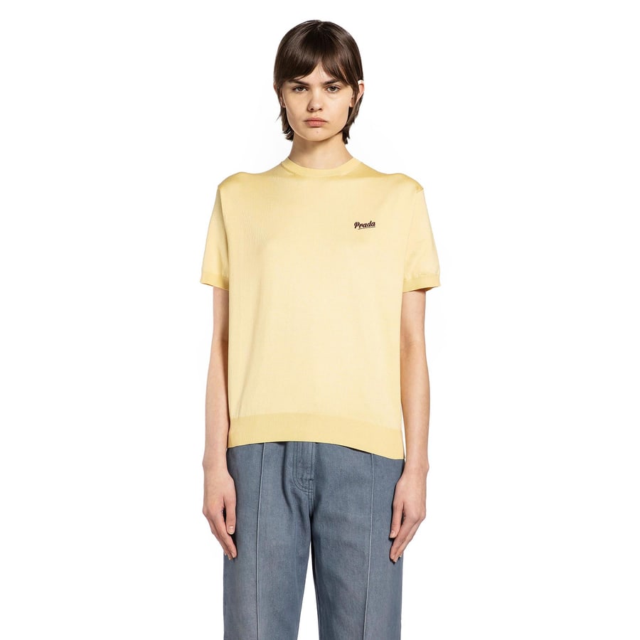 Prada Ribbed Crewneck Knit, view 7