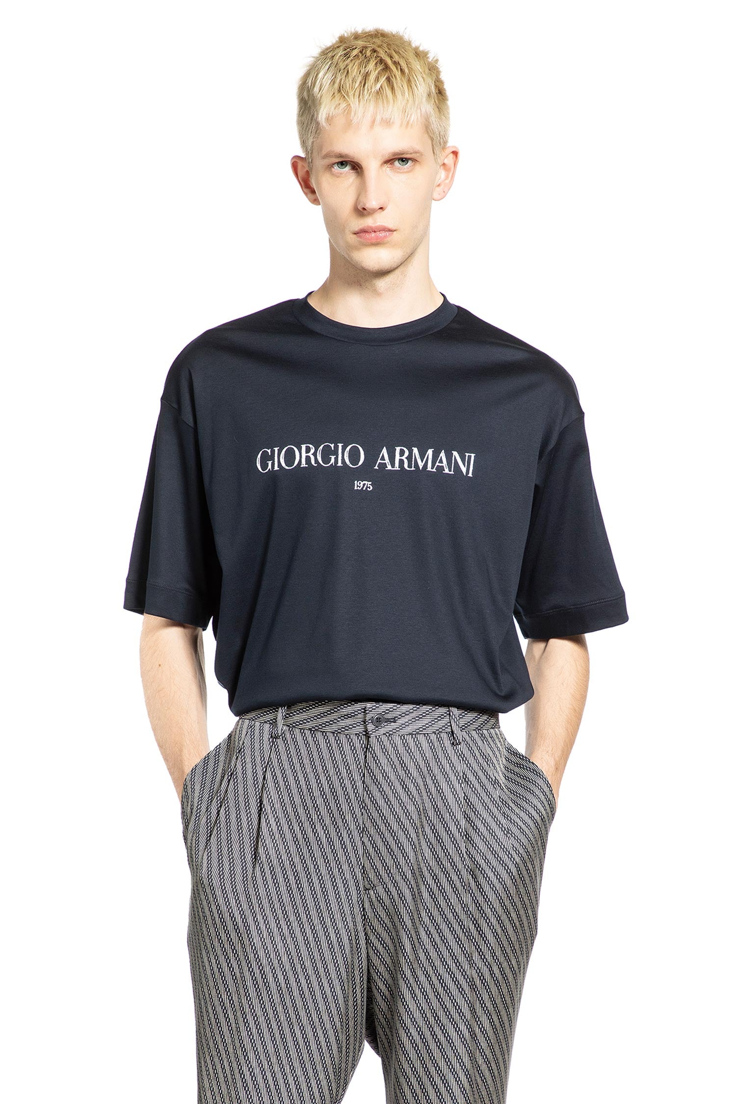 Giorgio Armani Cotton Interlock Jersey T-Shirt