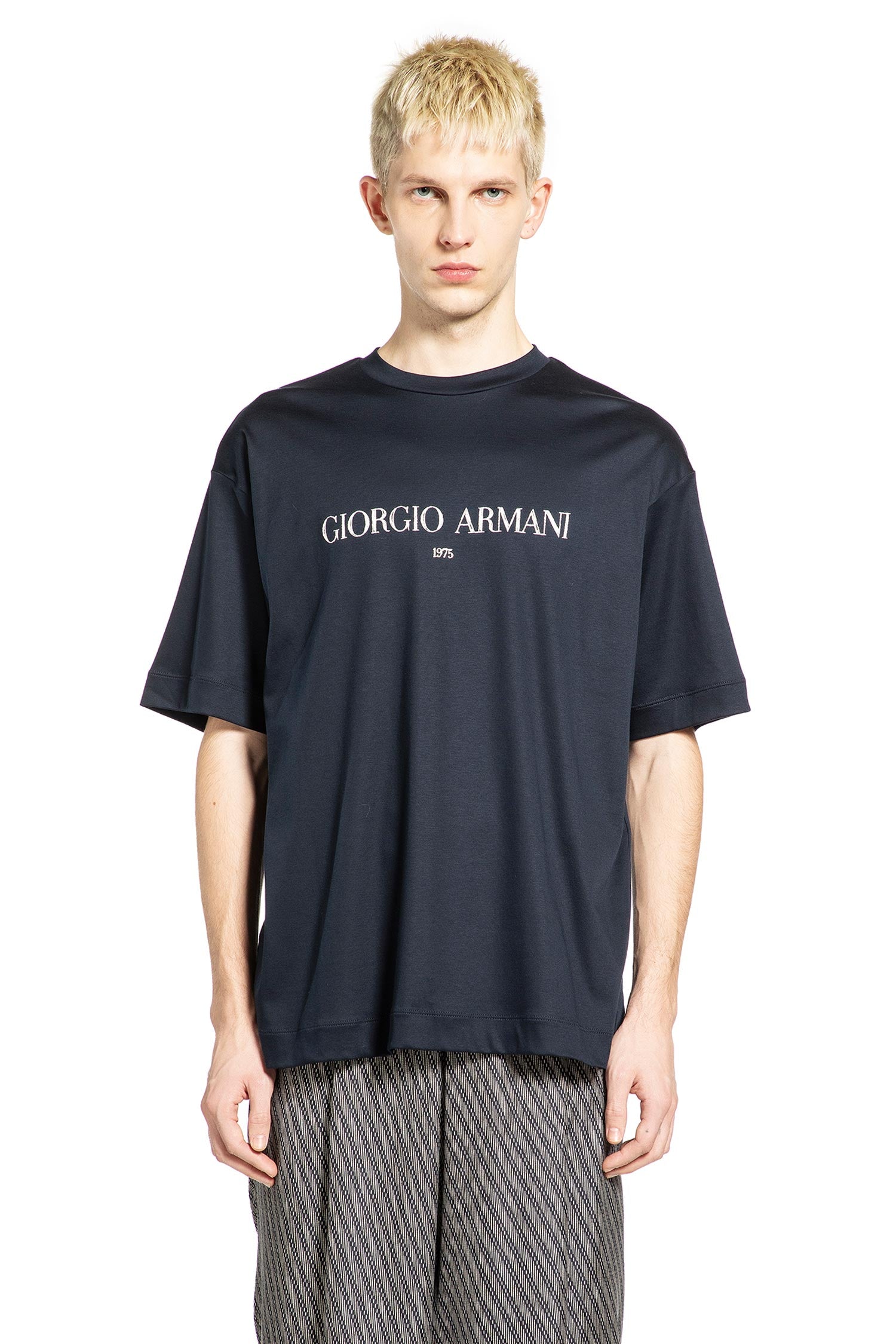 Giorgio Armani Cotton Interlock Jersey T-Shirt, view 2