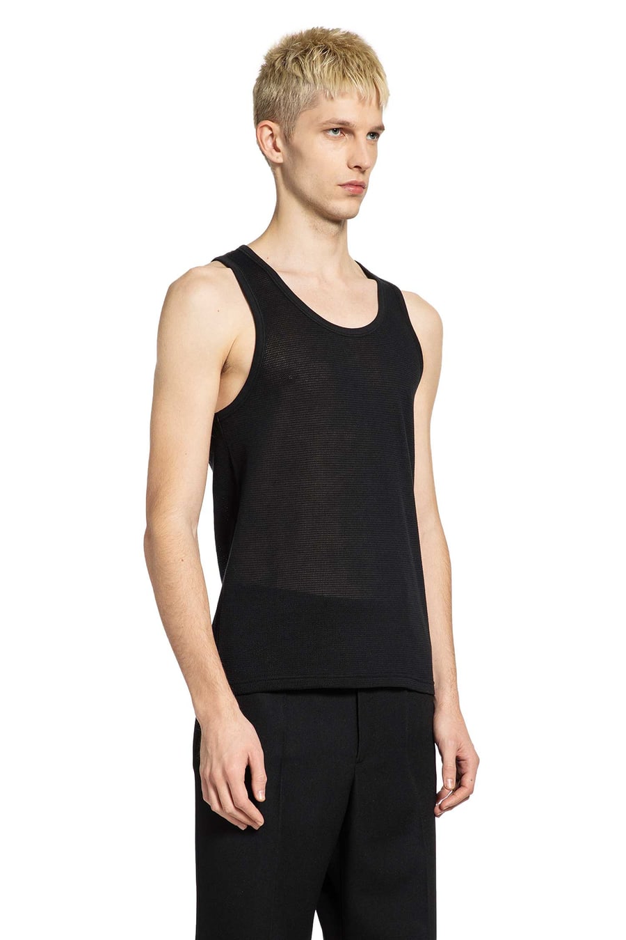 Tom Ford Semi-sheer Cotton Tank Top, view 3