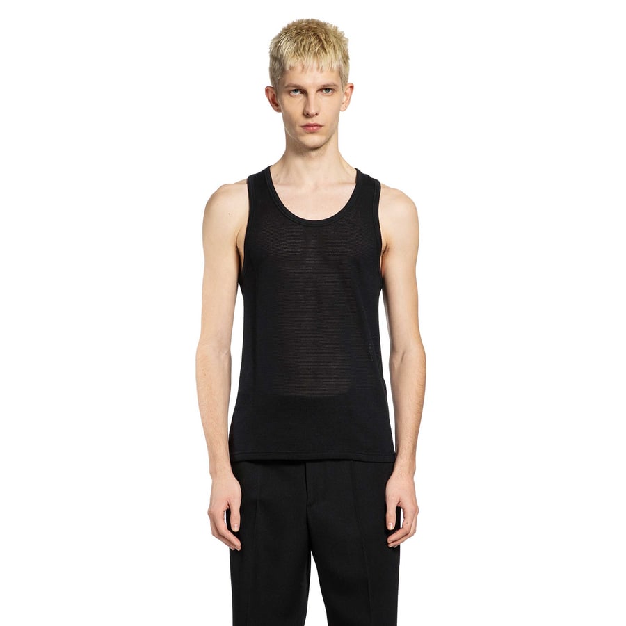 Tom Ford Semi-sheer Cotton Tank Top, view 6