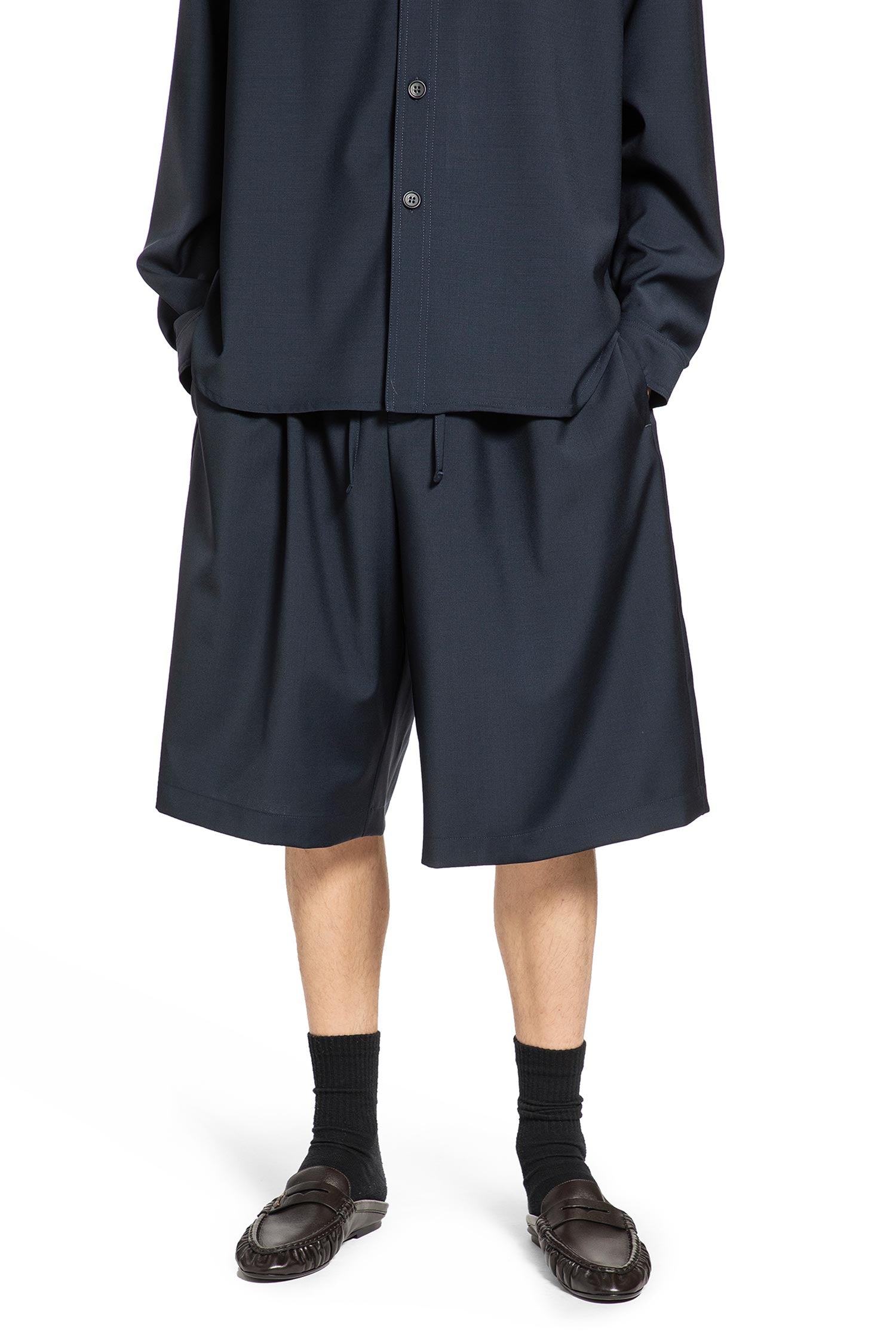 ROSE BURRITO Basketball Wool Shorts