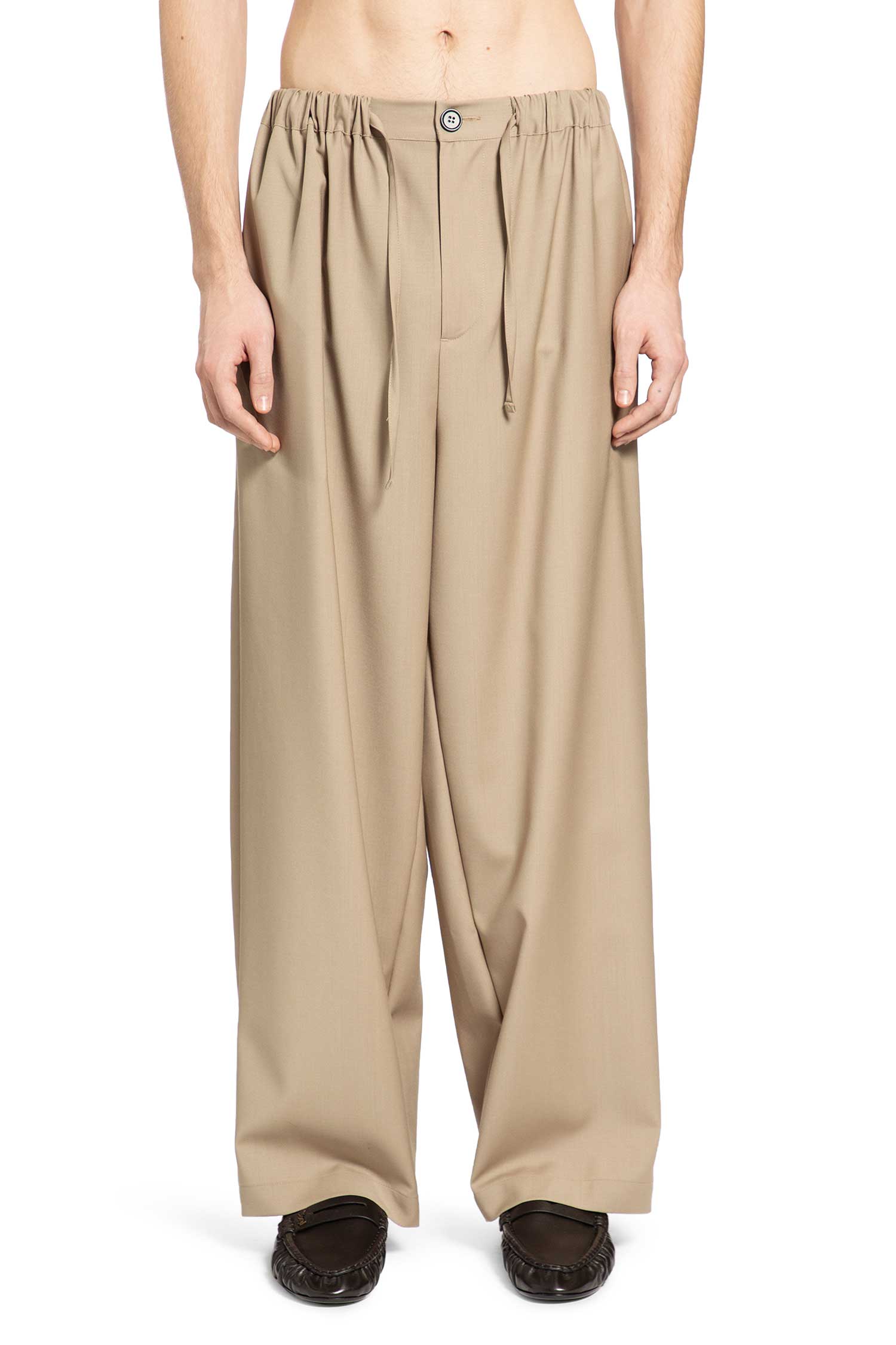 ROSE BURRITO Wool Pyjama Trousers, view 2