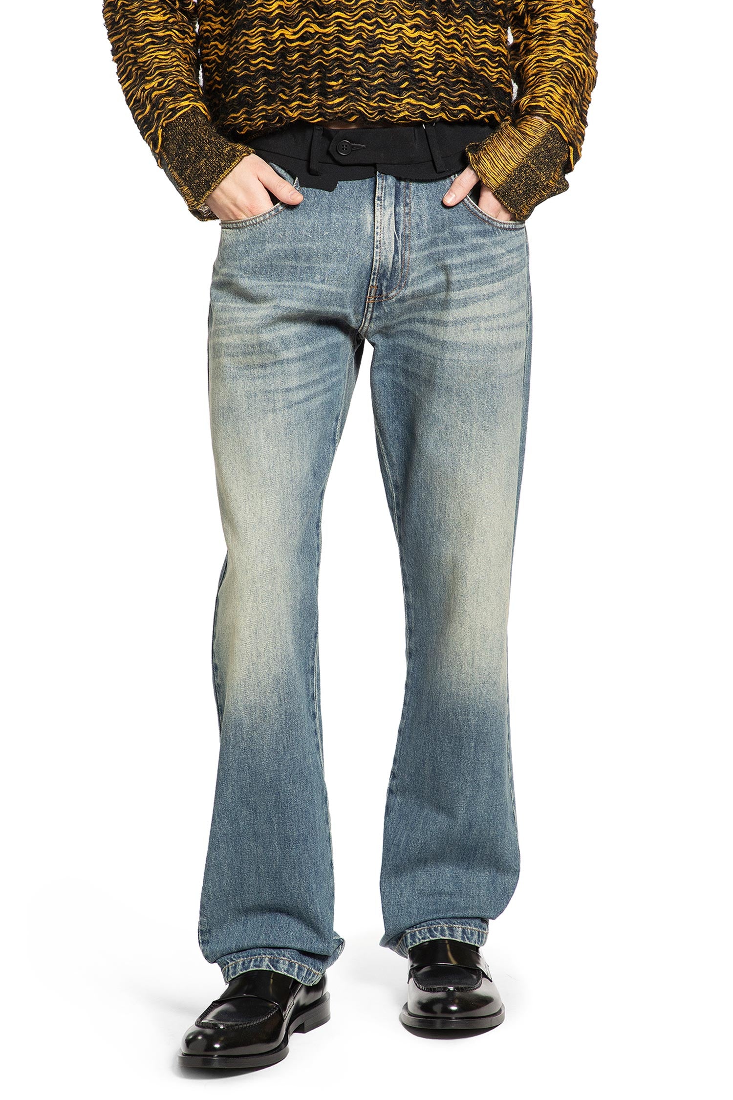 MM6 Maison Margiela Replaced Waist Jeans
