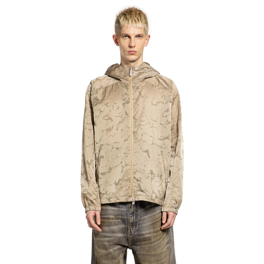 LAMINAR Printed Nylon Ripstop Windbreaker, view 7