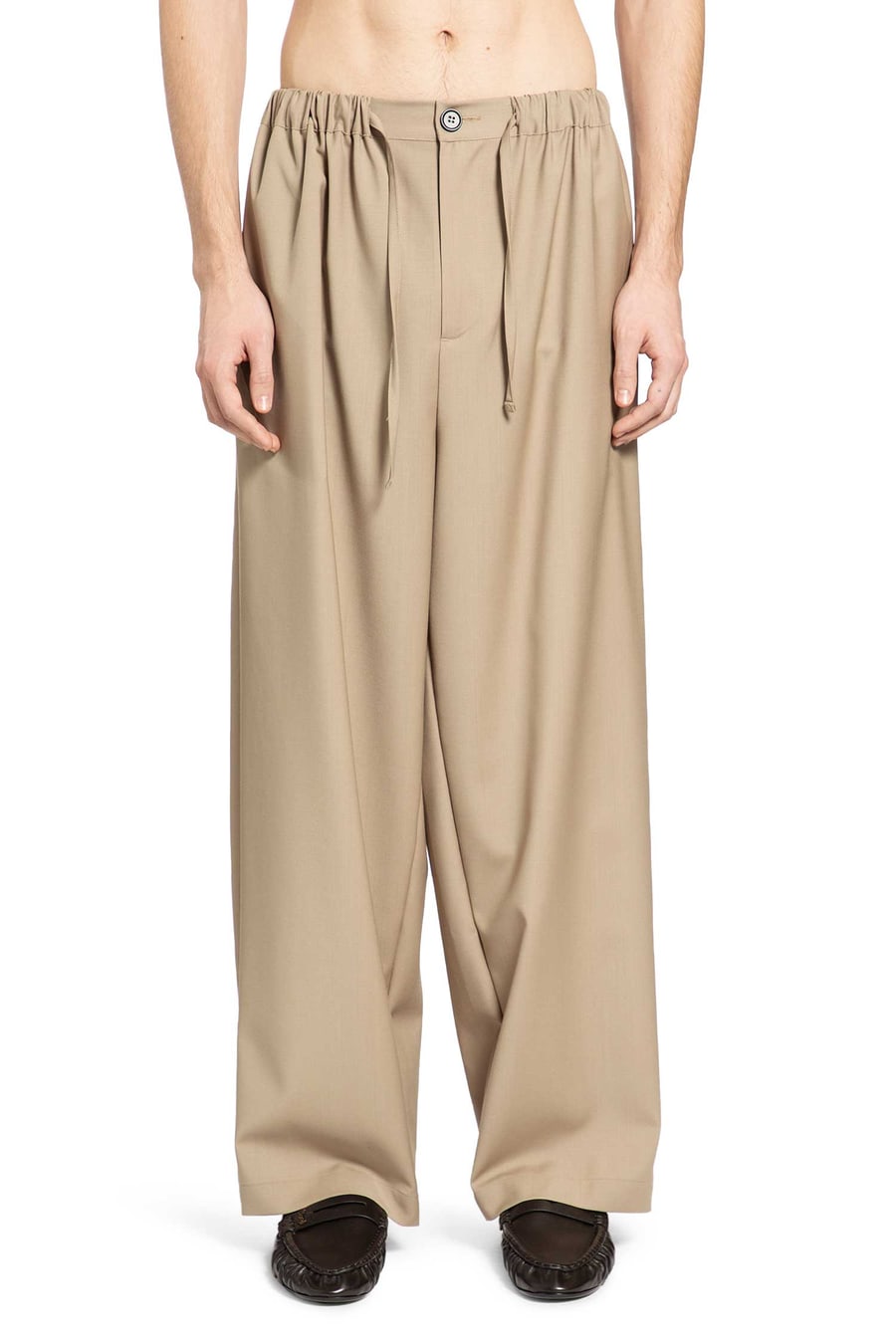 ROSE BURRITO Wool Pyjama Trousers, view 2