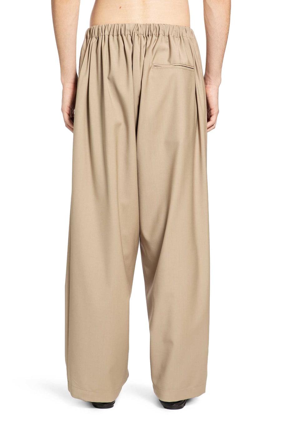 ROSE BURRITO Wool Pyjama Trousers, view 4