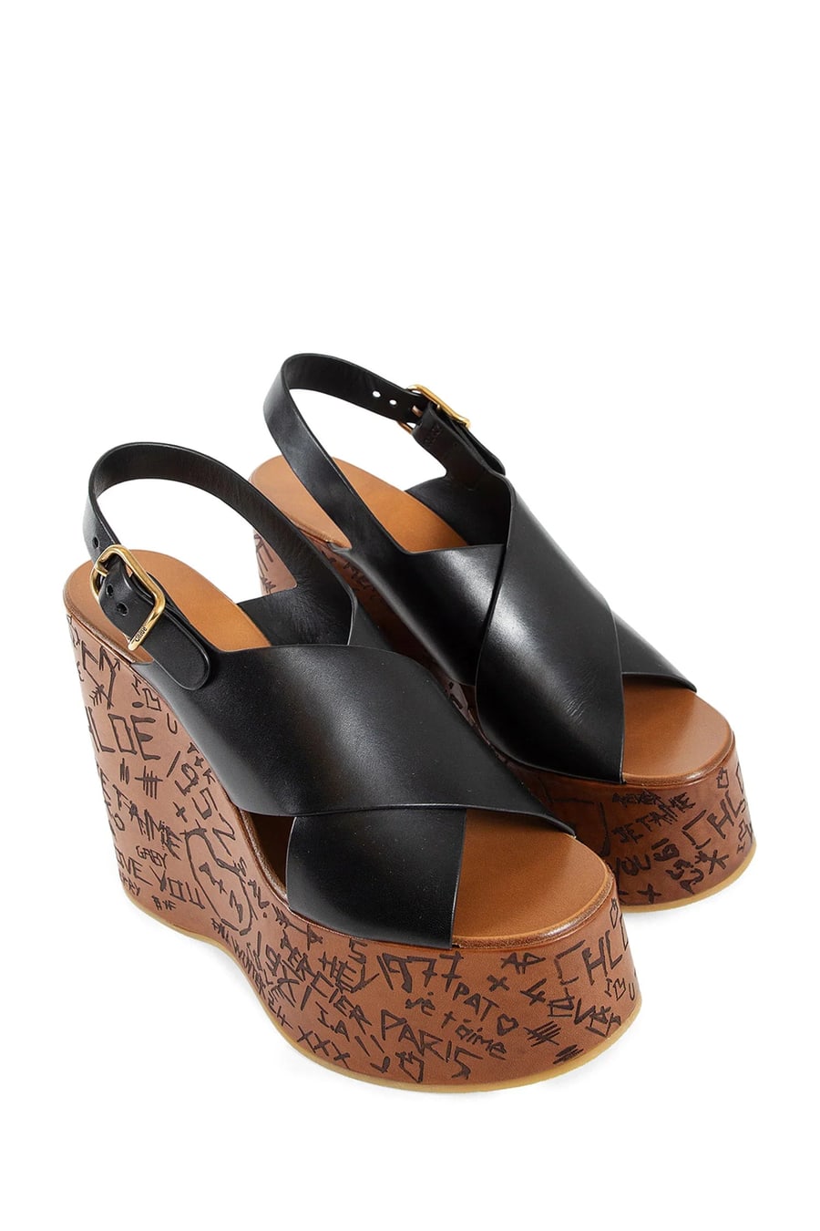 Chloé Maxime Wedge Sandals, view 6