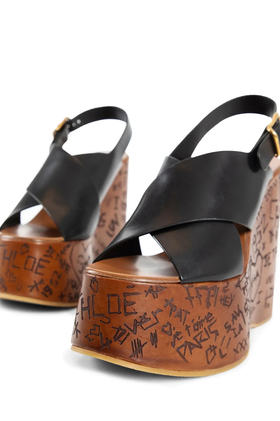 Chloé Maxime Wedge Sandals, view 7