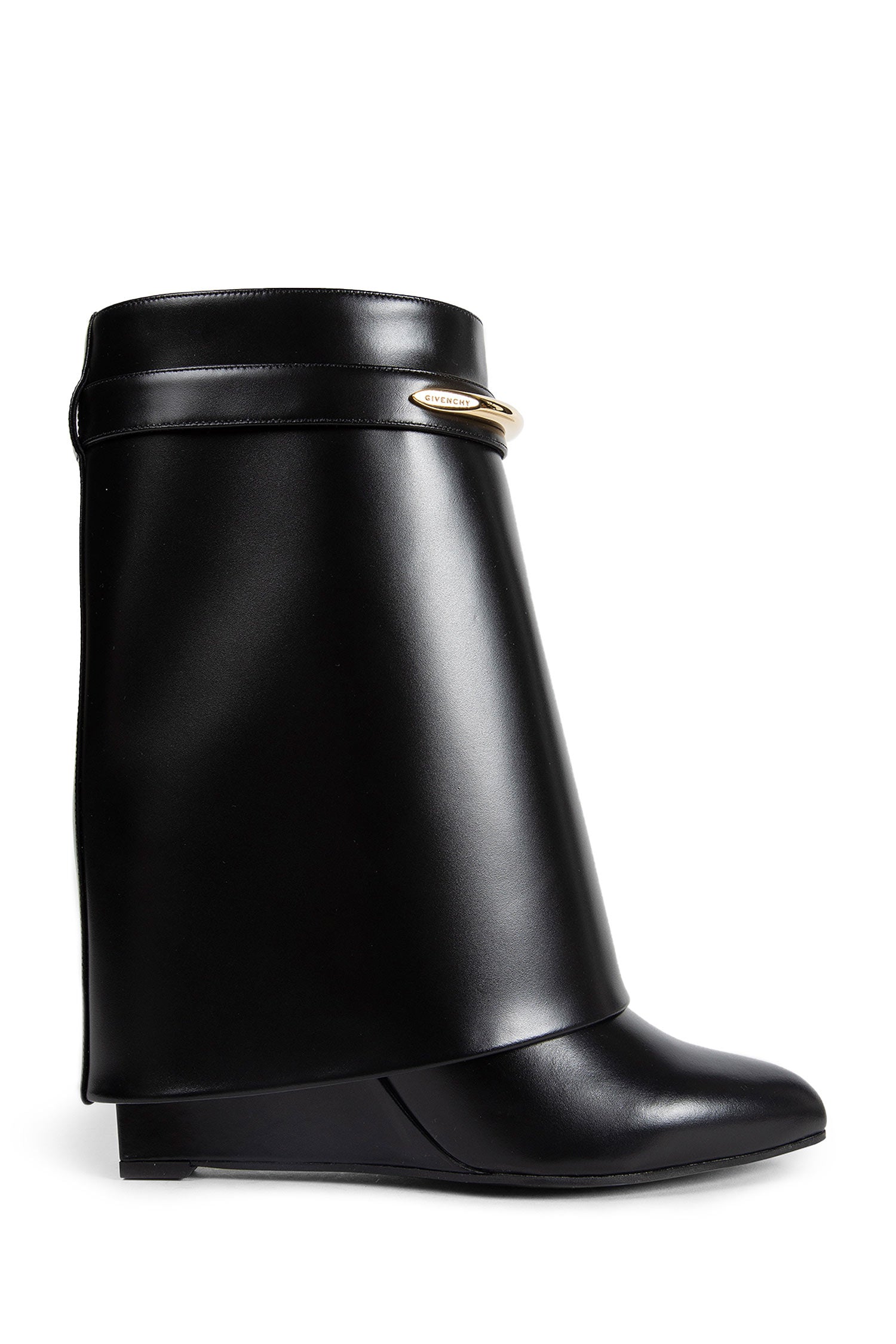 Givenchy Shark Pinch Leather Ankle Boots