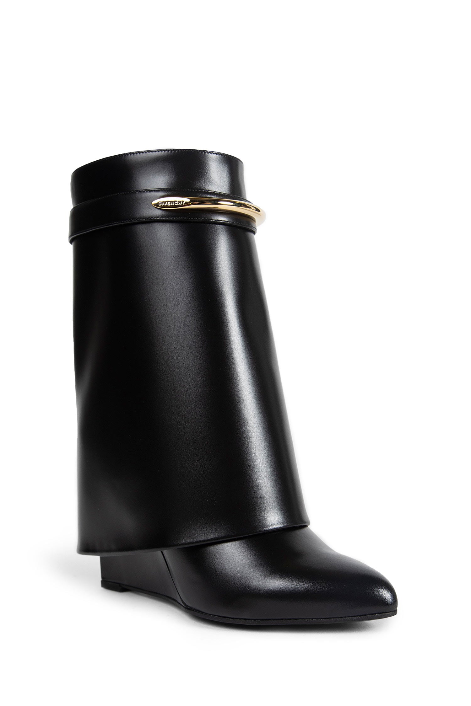 Givenchy Shark Pinch Leather Ankle Boots, view 2