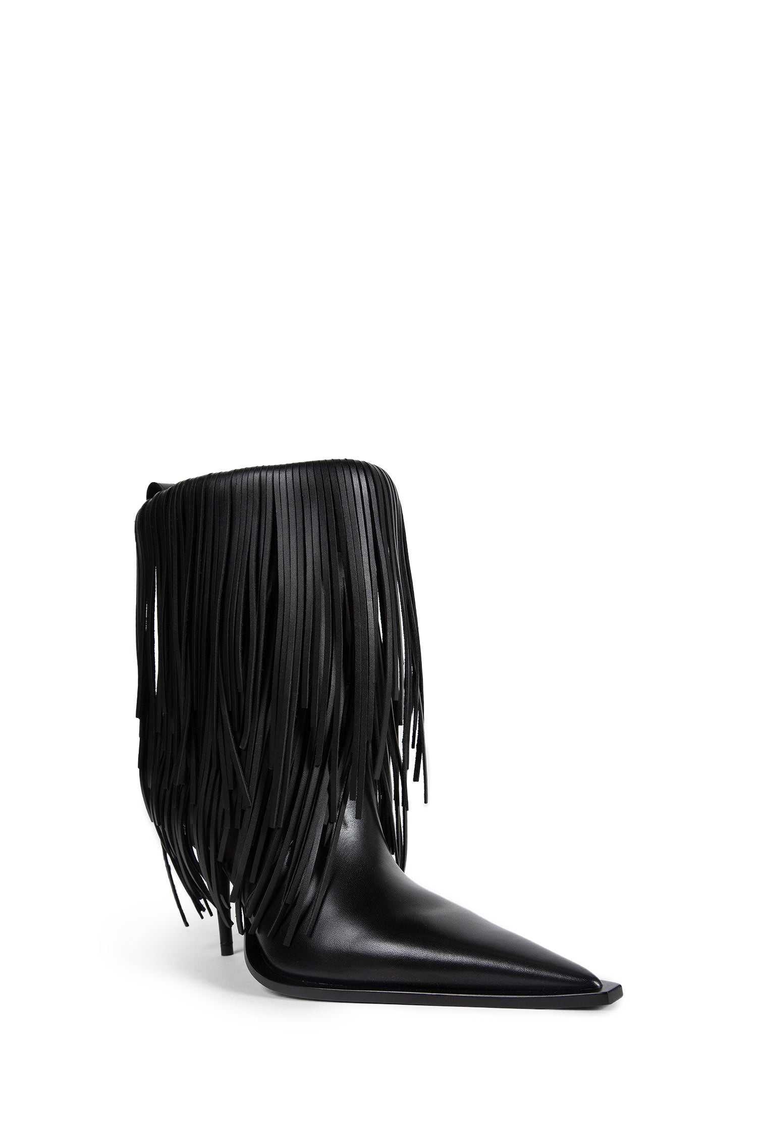 Balenciaga Avenue Fringe Ankle Boots, view 2