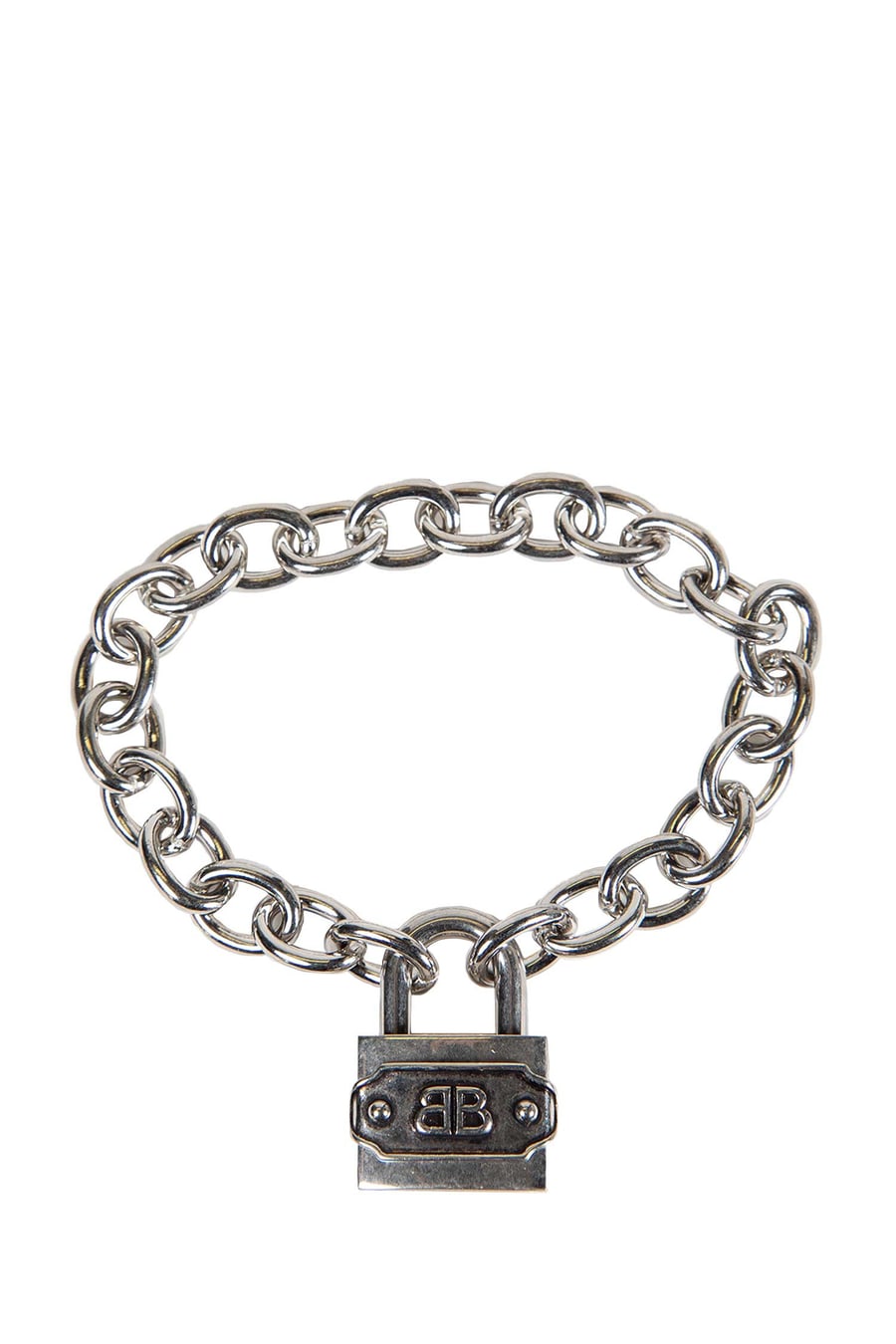 Balenciaga BB Padlock Bracelet
