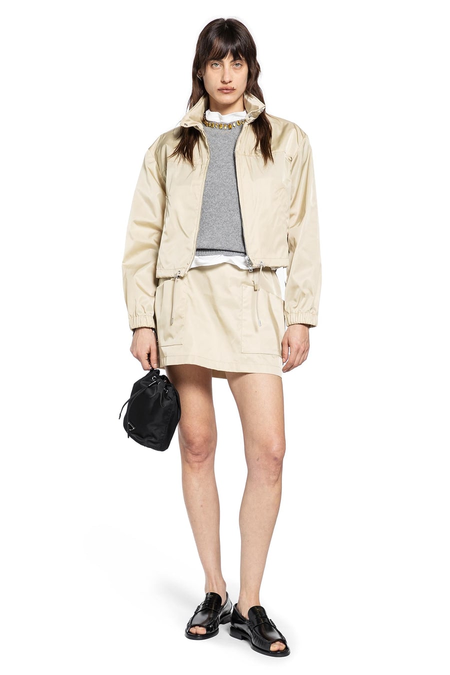 Prada Re-Nylon Mini Skirt, view 5