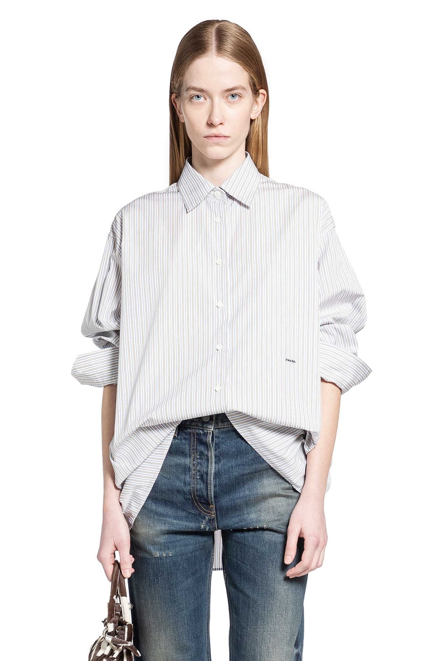 Prada Striped Cotton Shirt