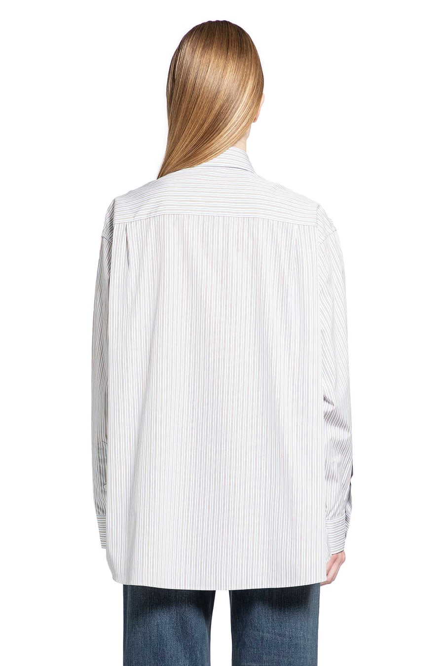 Prada Striped Cotton Shirt, view 4