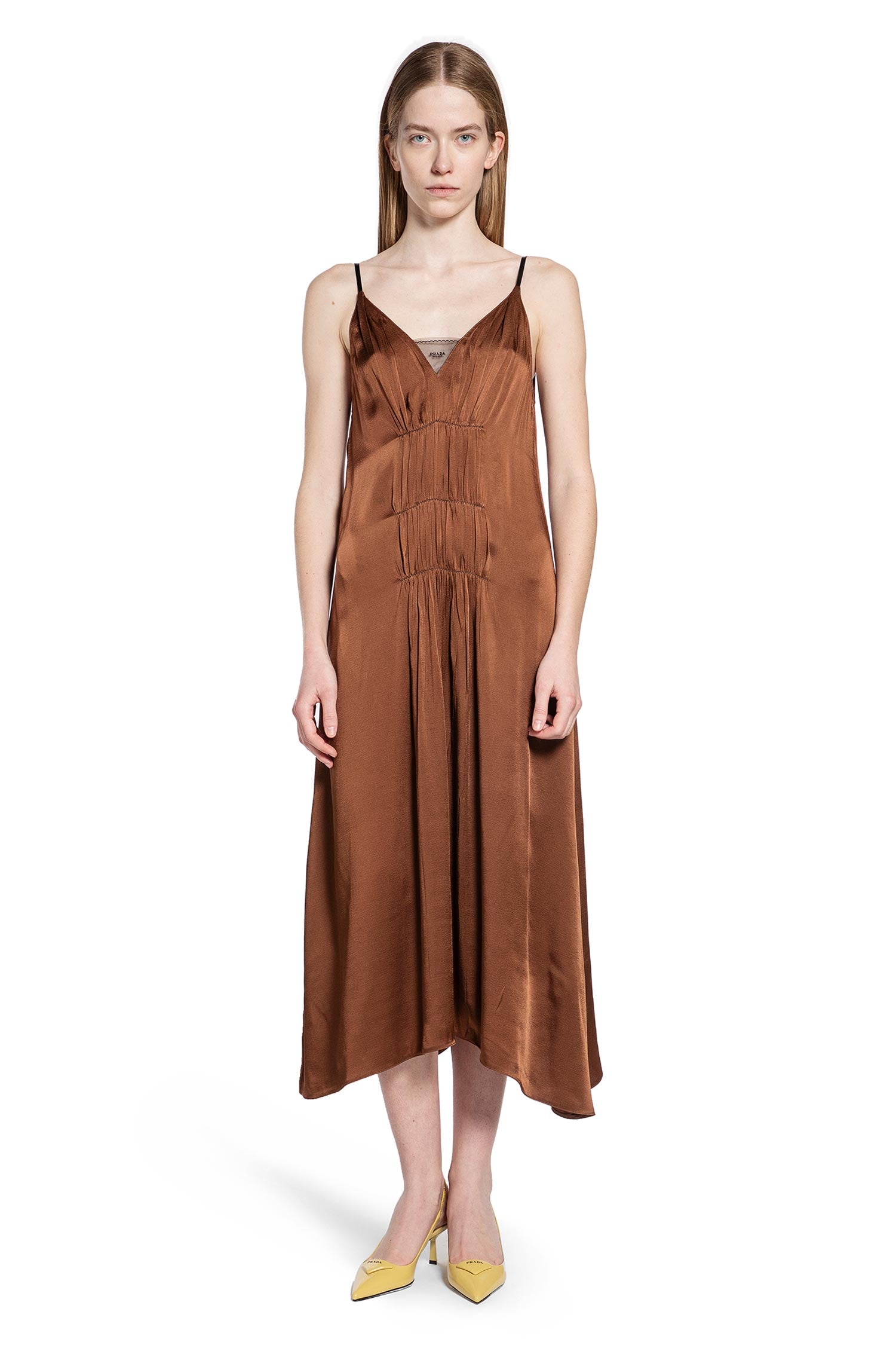 Prada Crepe Satin Dress