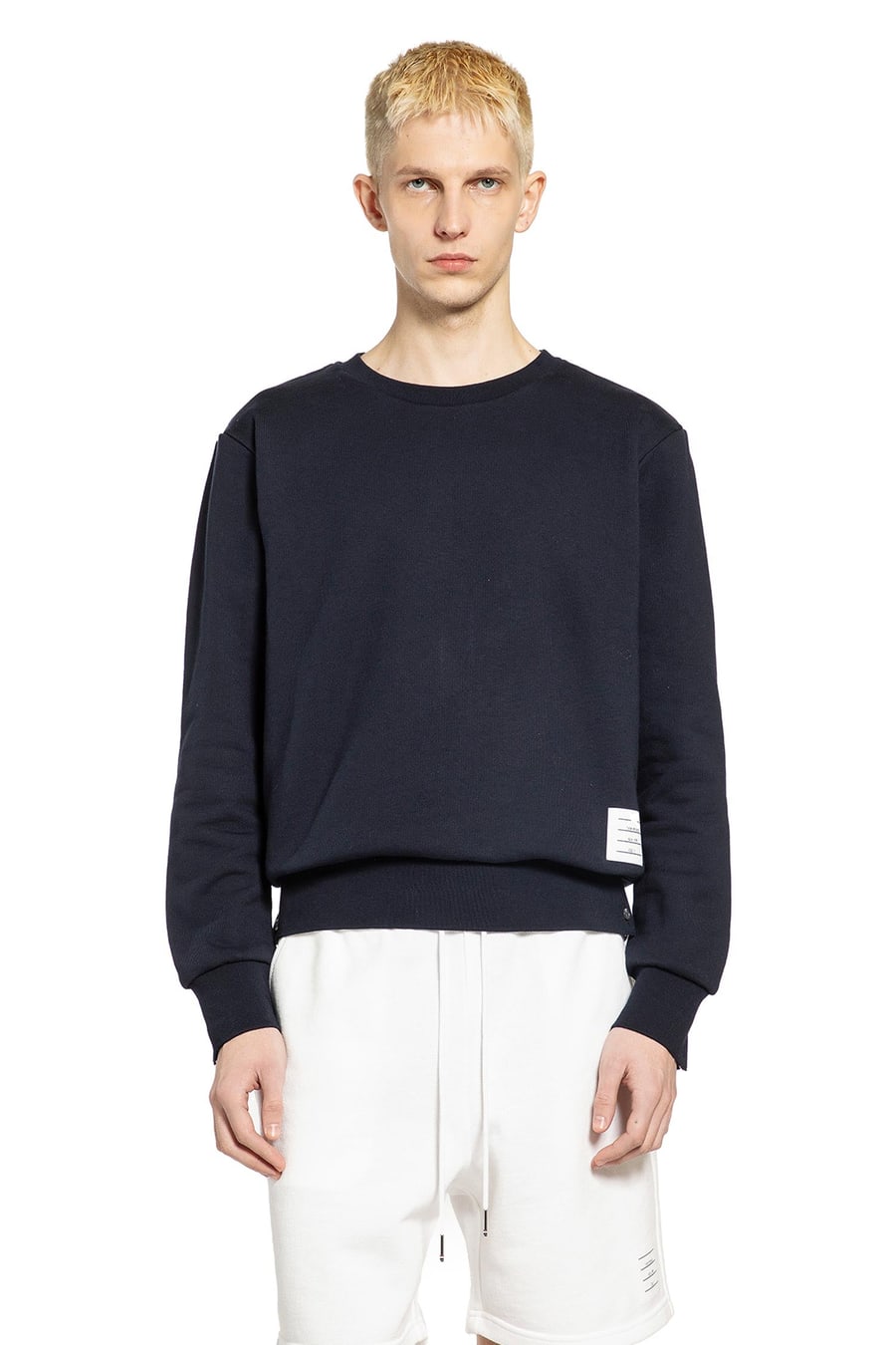 Thom Browne Classic Loopback RWB Sweatshirt
