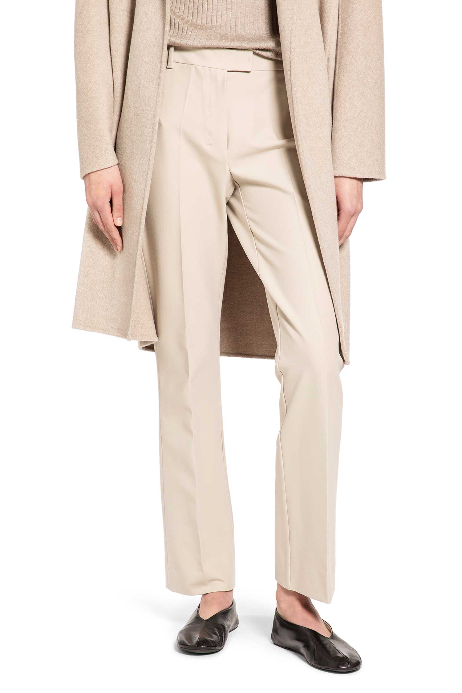 'S Max Mara Stretch Cotton Viscose Trousers