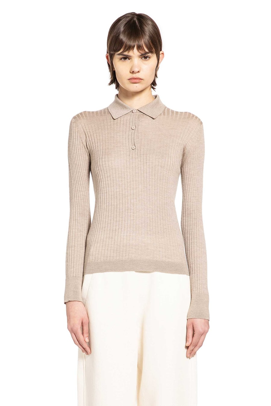 Max Mara Lightweight Cashmere Silk Polo, view 2