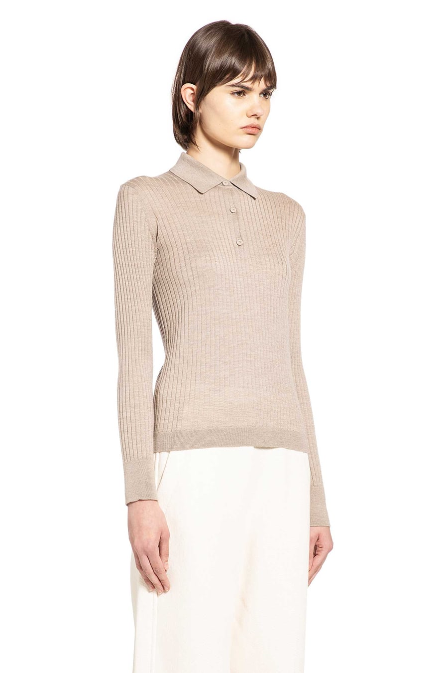 Max Mara Lightweight Cashmere Silk Polo, view 3
