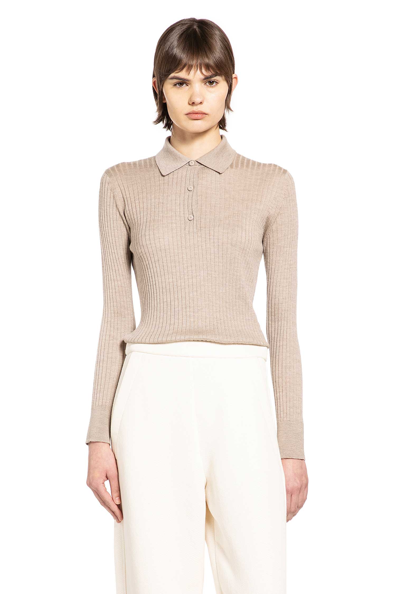 Max Mara Lightweight Cashmere Silk Polo