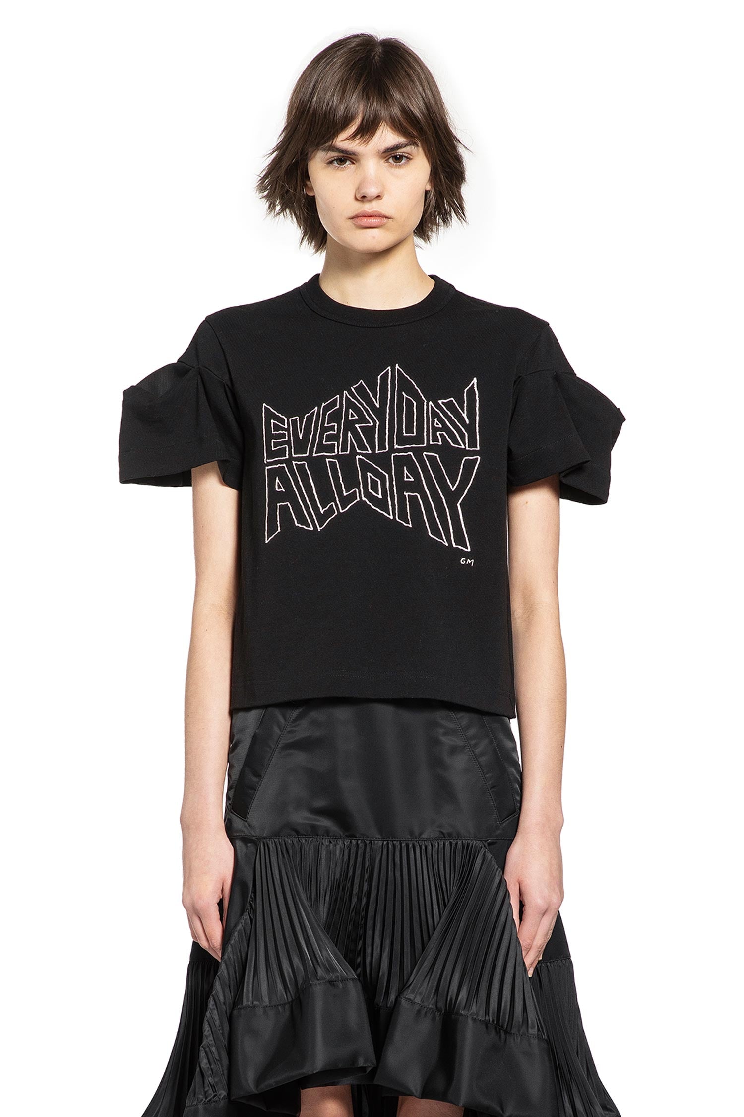 SACAI Geoff Mcfetridge Cotton Jersey T-shirt