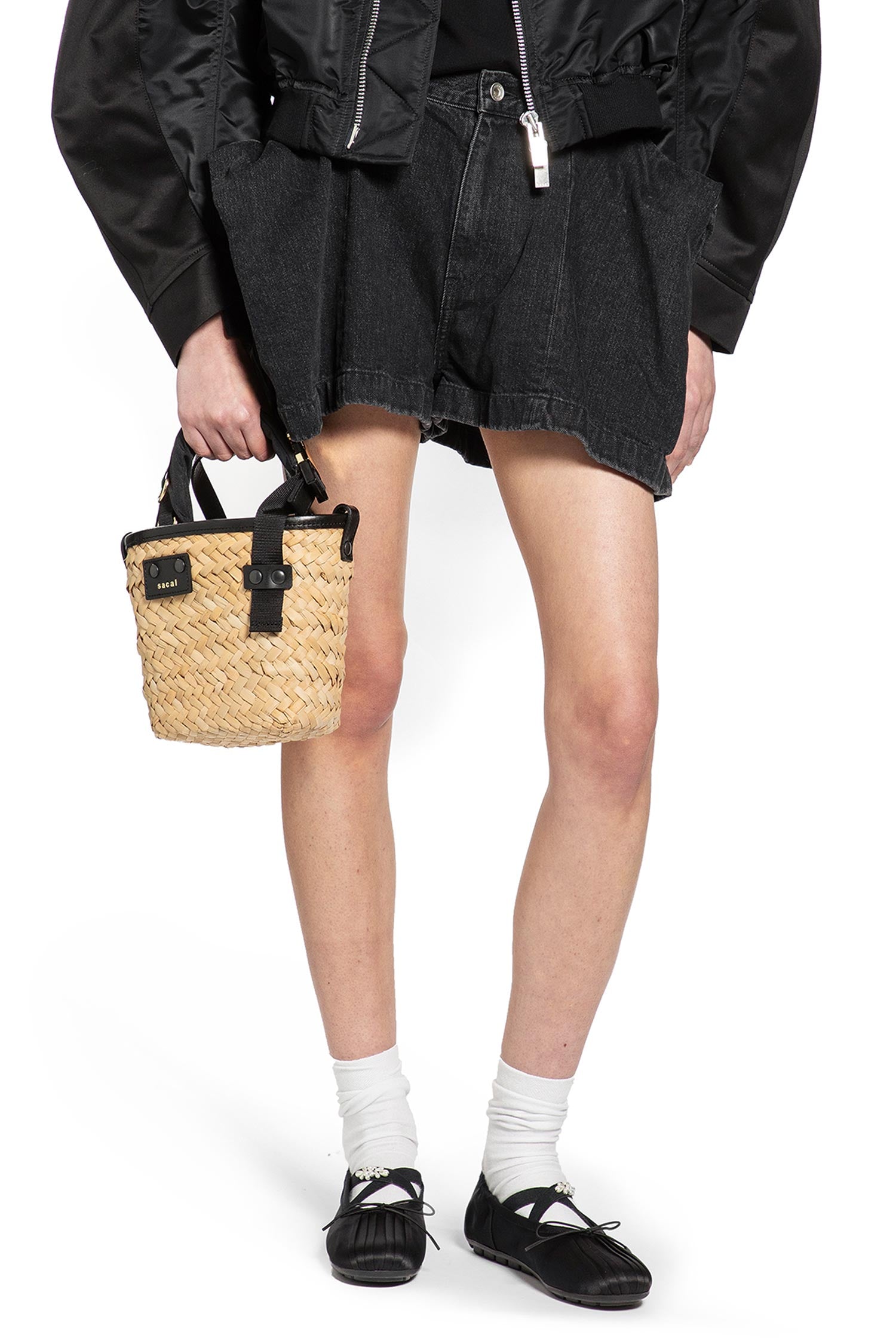 SACAI Denim Shorts