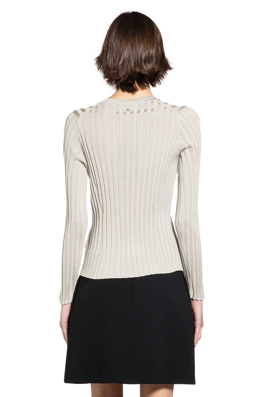 Versace Ribbed-Knit Cotton Viscose Sweater, view 3