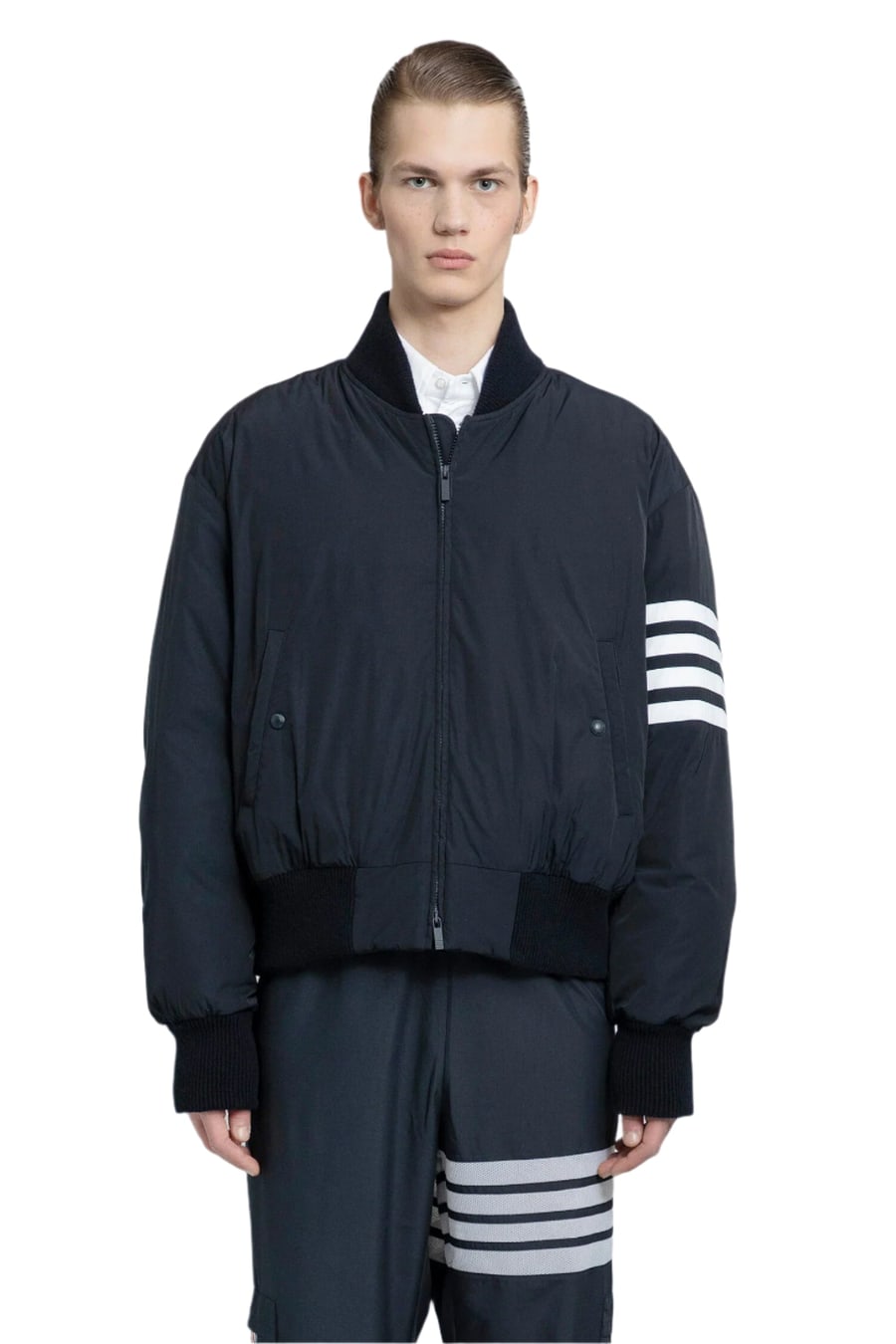 Thom Browne 4-Bar Down Filled Blouson Jacket