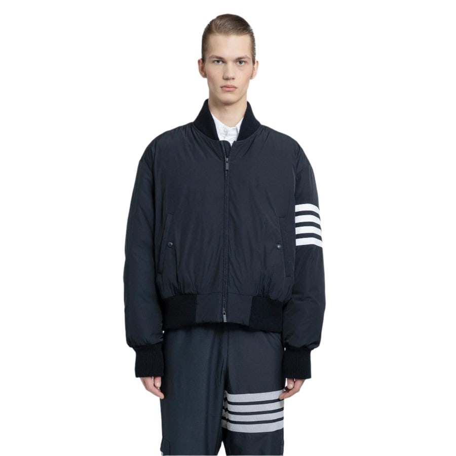 Thom Browne 4-Bar Down Filled Blouson Jacket, view 5