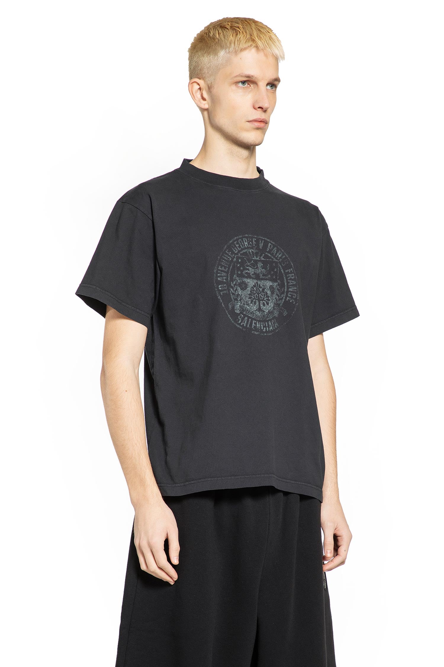 Balenciaga Crest Logo T-Shirt, view 2