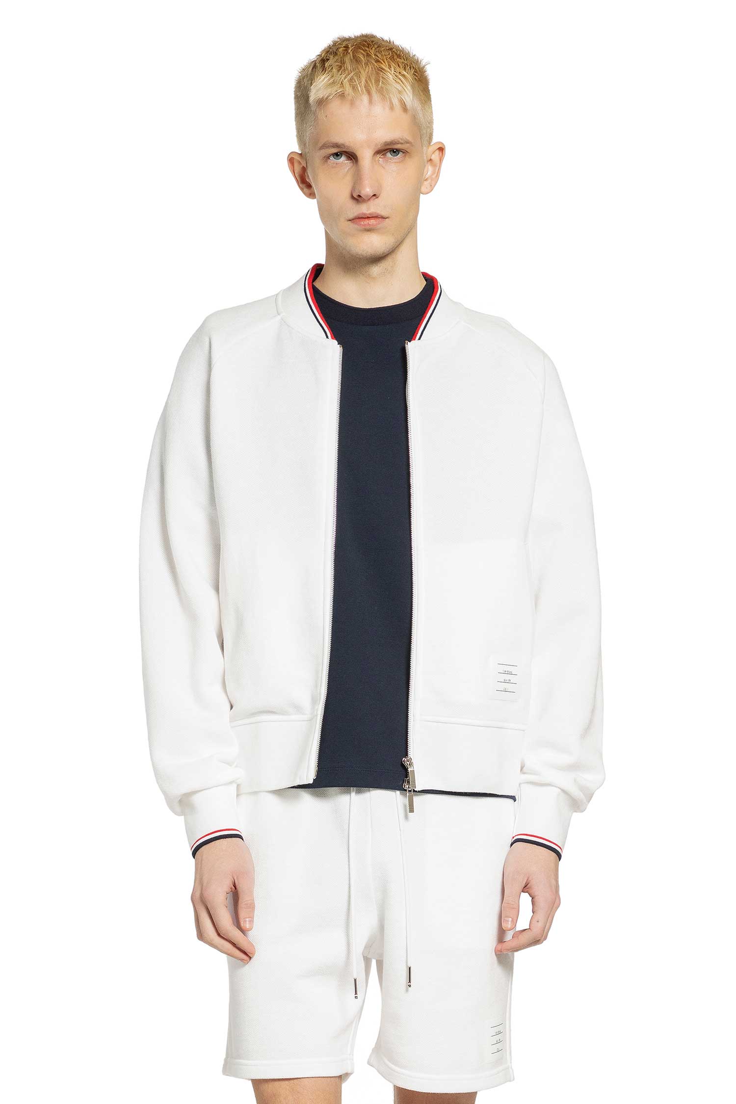 Thom Browne Bomber in Piqué Loopback