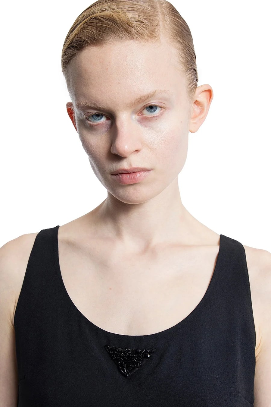 Prada Sablé Slip Dress, view 5