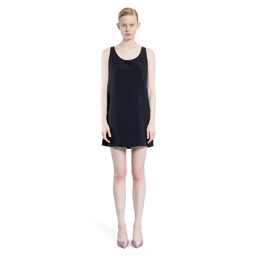 Prada Sablé Slip Dress, view 6