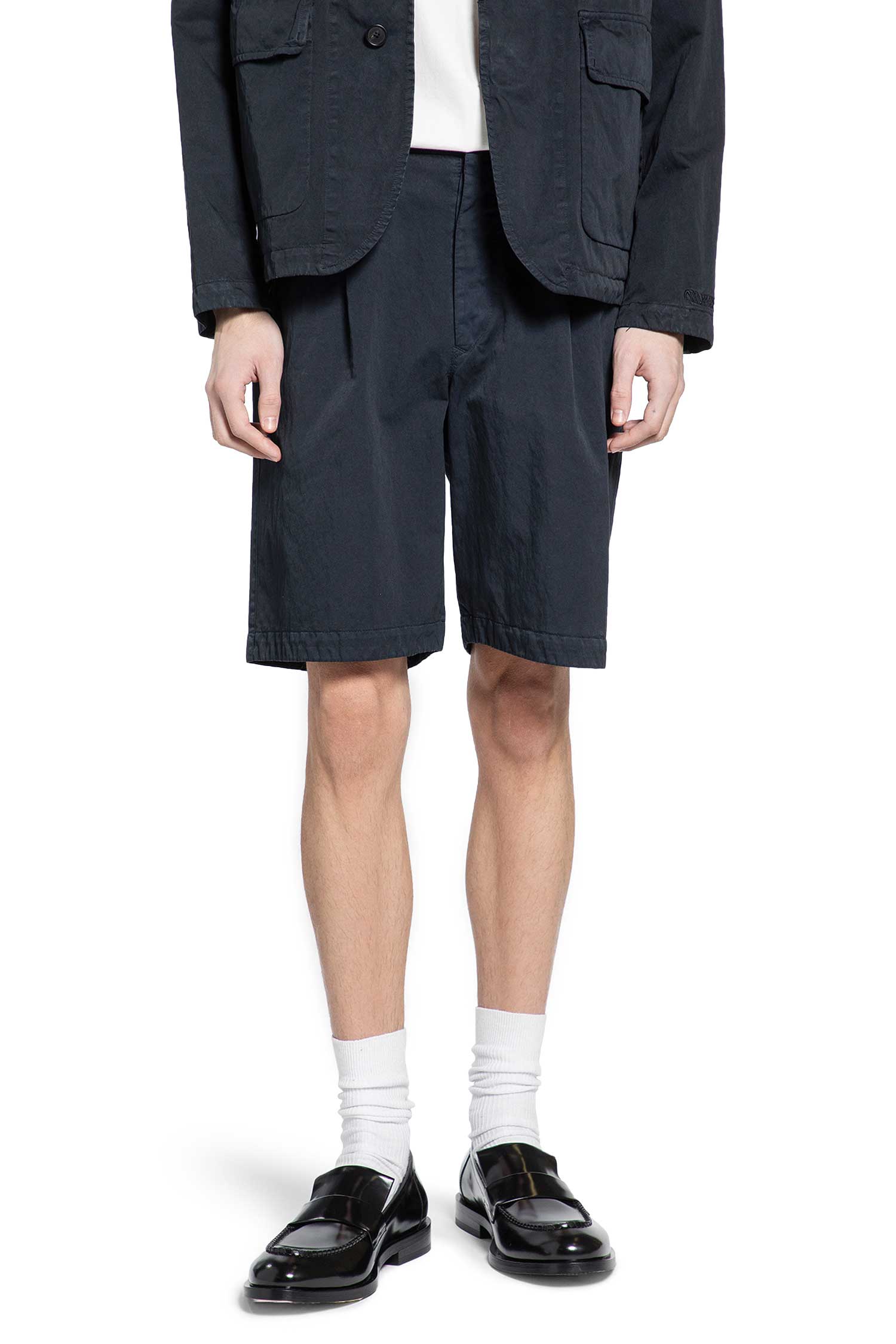 MASSIMO OSTI STUDIO Cotton Nylon Gabardine Shorts