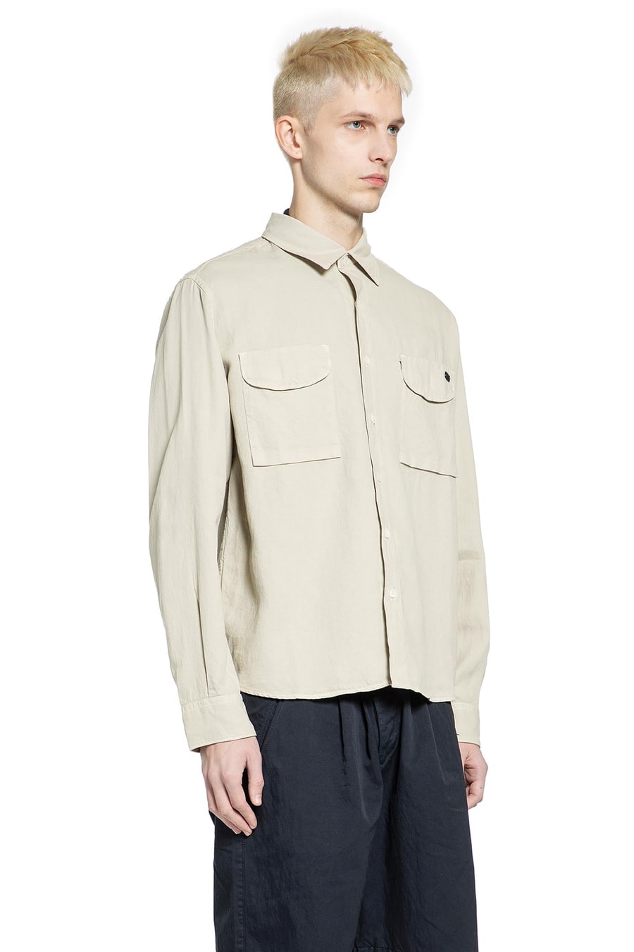 MASSIMO OSTI STUDIO Pocket Overshirt, view 3