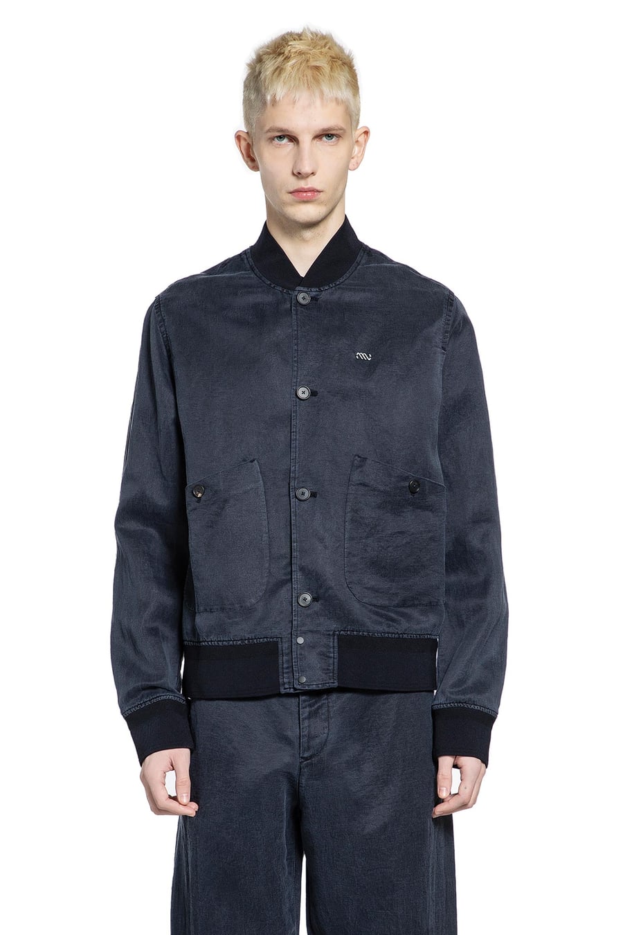 MASSIMO OSTI STUDIO Nylon Silk Bomber, view 2