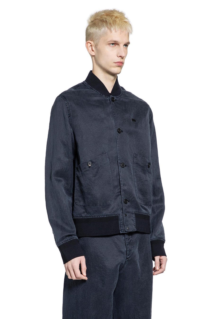 MASSIMO OSTI STUDIO Nylon Silk Bomber, view 3