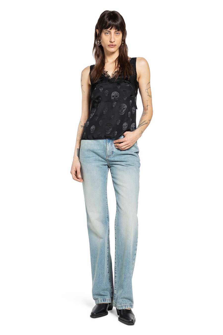MCQUEEN Straight Leg Jeans, view 5