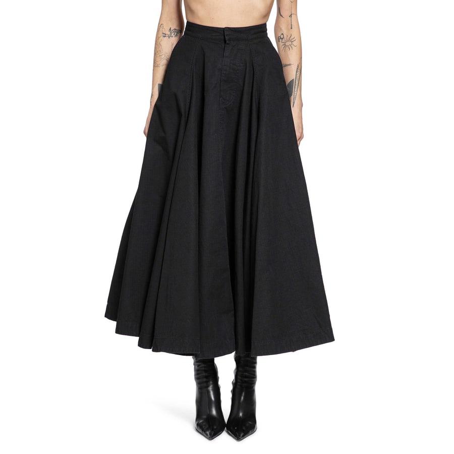 Balenciaga Godet Maxi Skirt, view 7