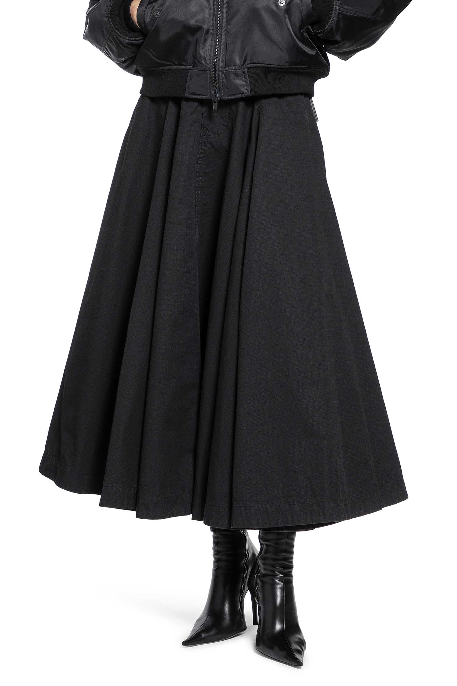 Balenciaga Godet Maxi Skirt