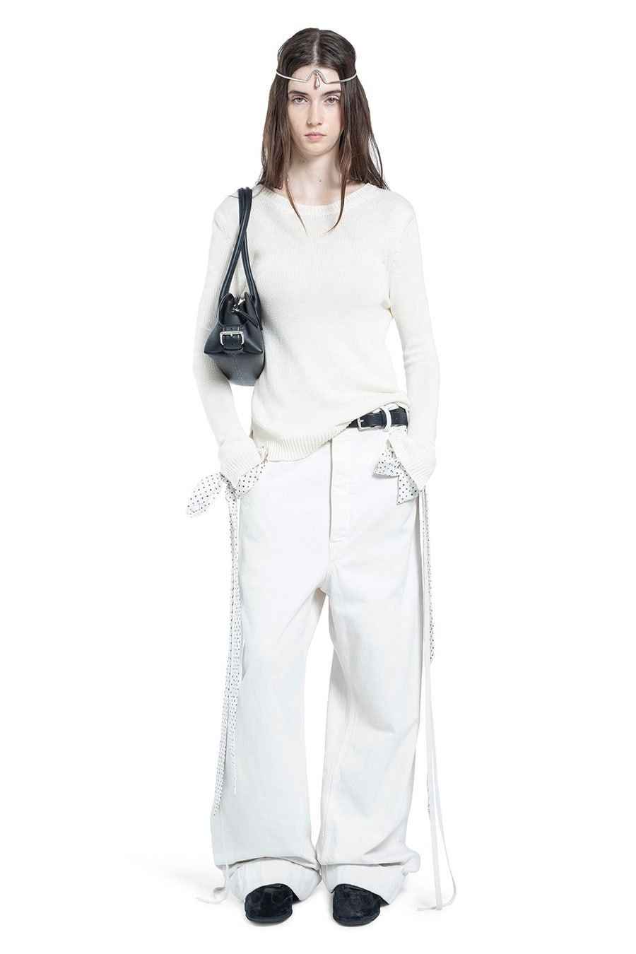 Ann Demeulemeester Weja Open Back Sweater, view 6