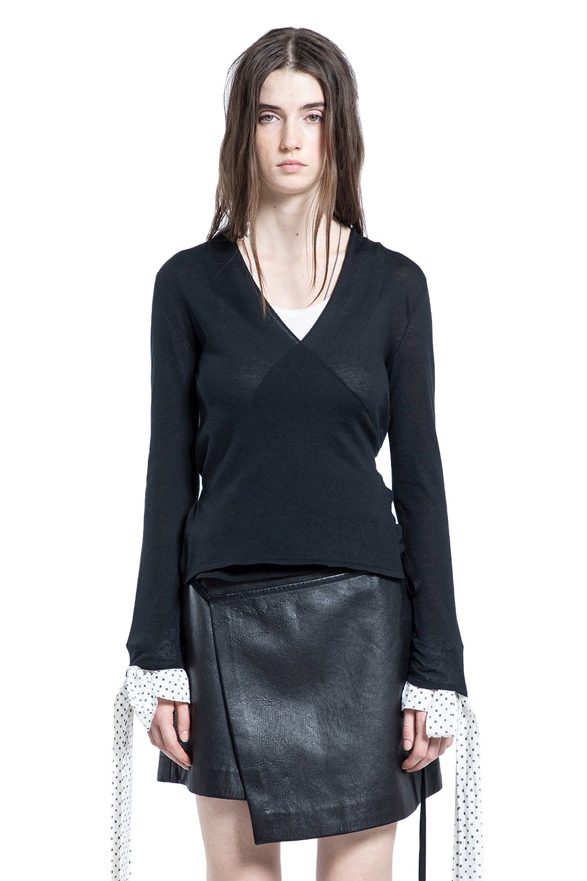 Ann Demeulemeester Fro Wrap Knit Cardigan, view 2