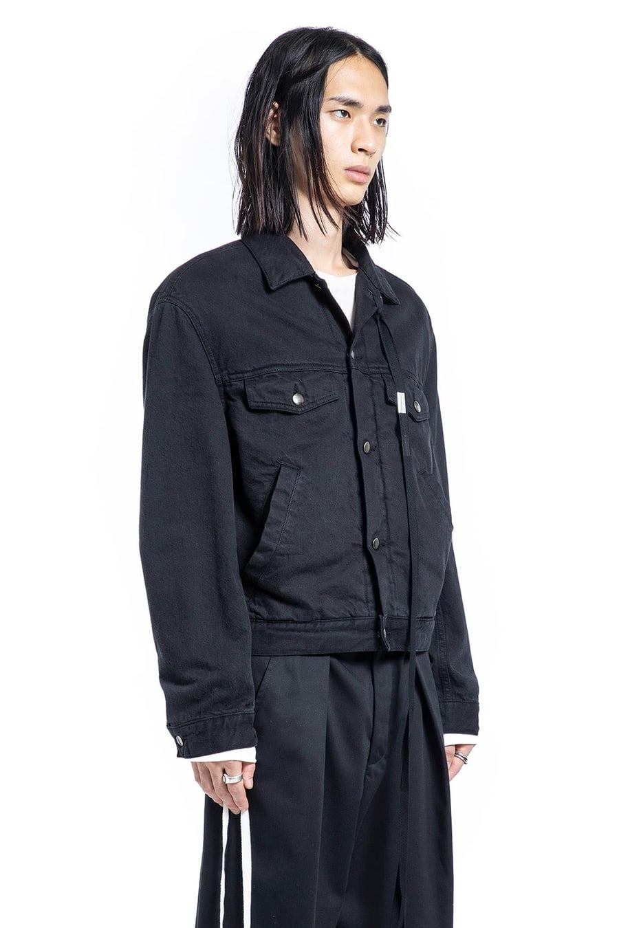 Ann Demeulemeester Raf Standard Denim jacket, view 3