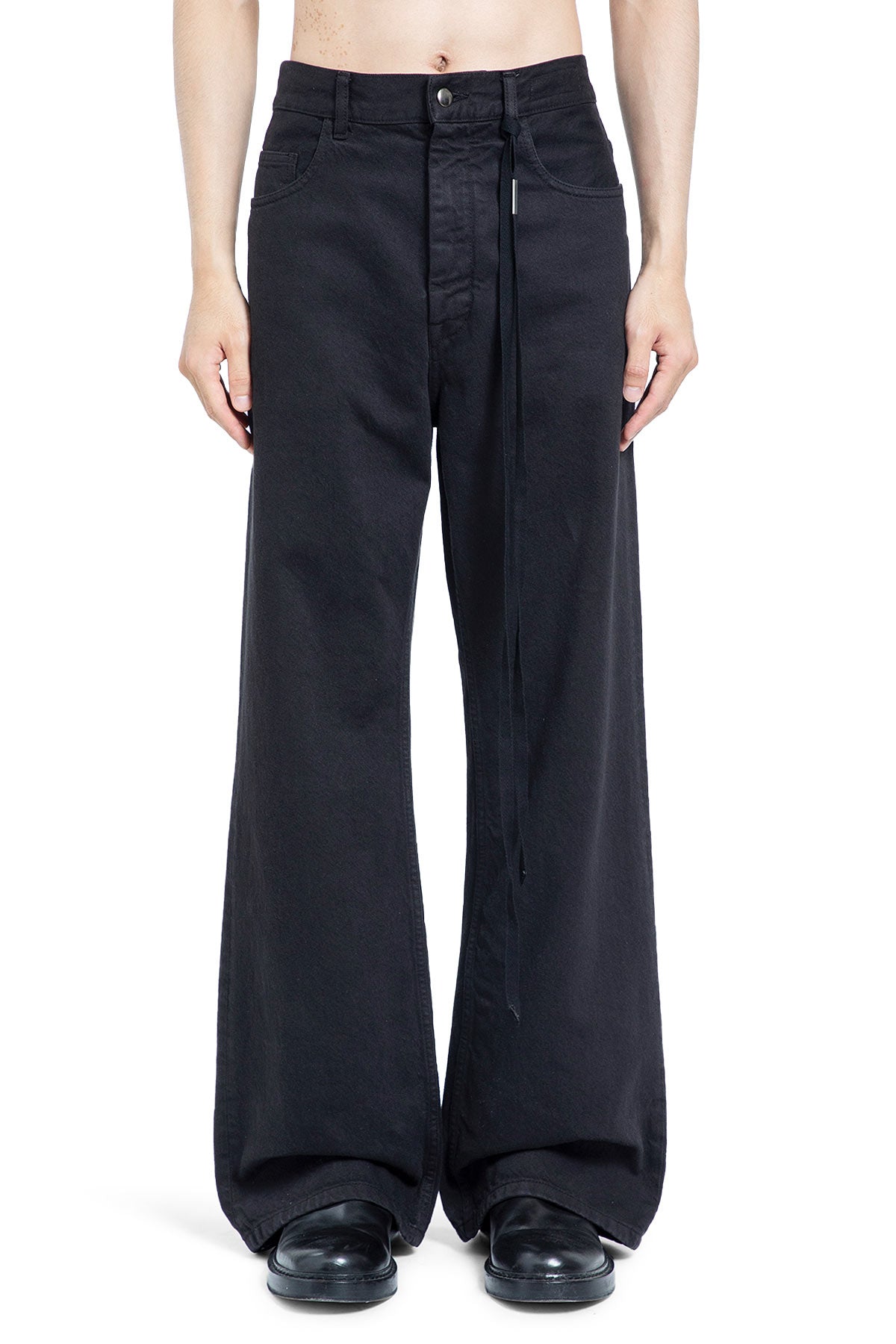 Ann Demeulemeester Modest 5 Pockets Relaxed Flared Trousers, view 2