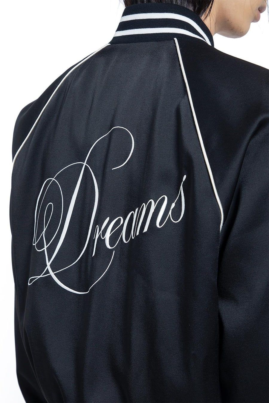 Ann Demeulemeester Esko Bomber in Cady Satin, view 6