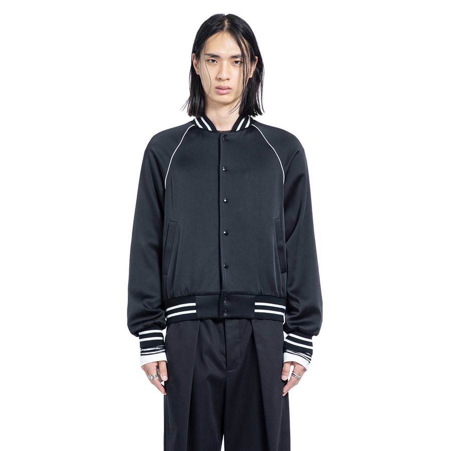 Ann Demeulemeester Esko Bomber in Cady Satin, view 8